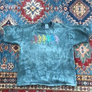 Grateful Dead Dancing Skeletons Vintage Tie-Dye T-Shirt XL
